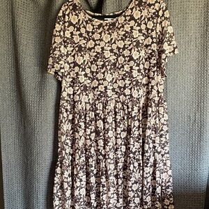 Floral Short Sleeve Dress